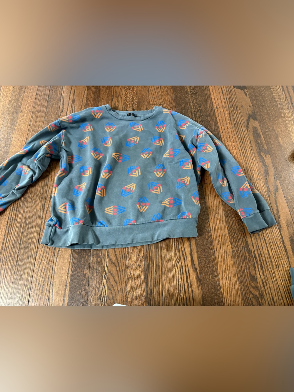 Kids Blue Graphic Pullover Sweatshirt - Unbranded